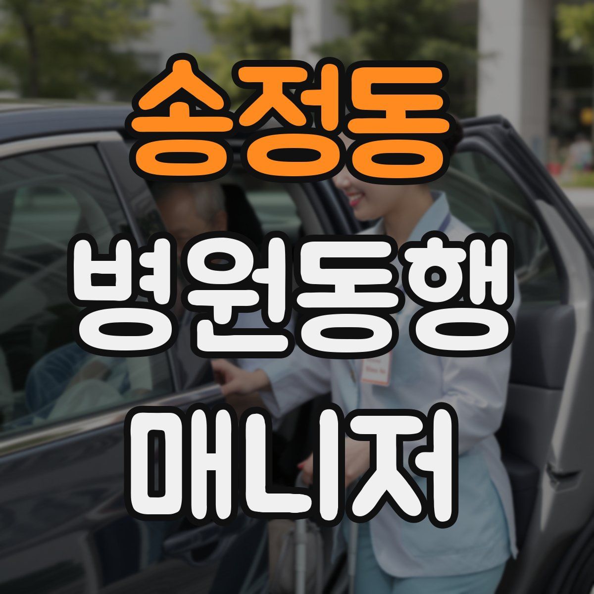 송정동 병원동행매니저 자격증