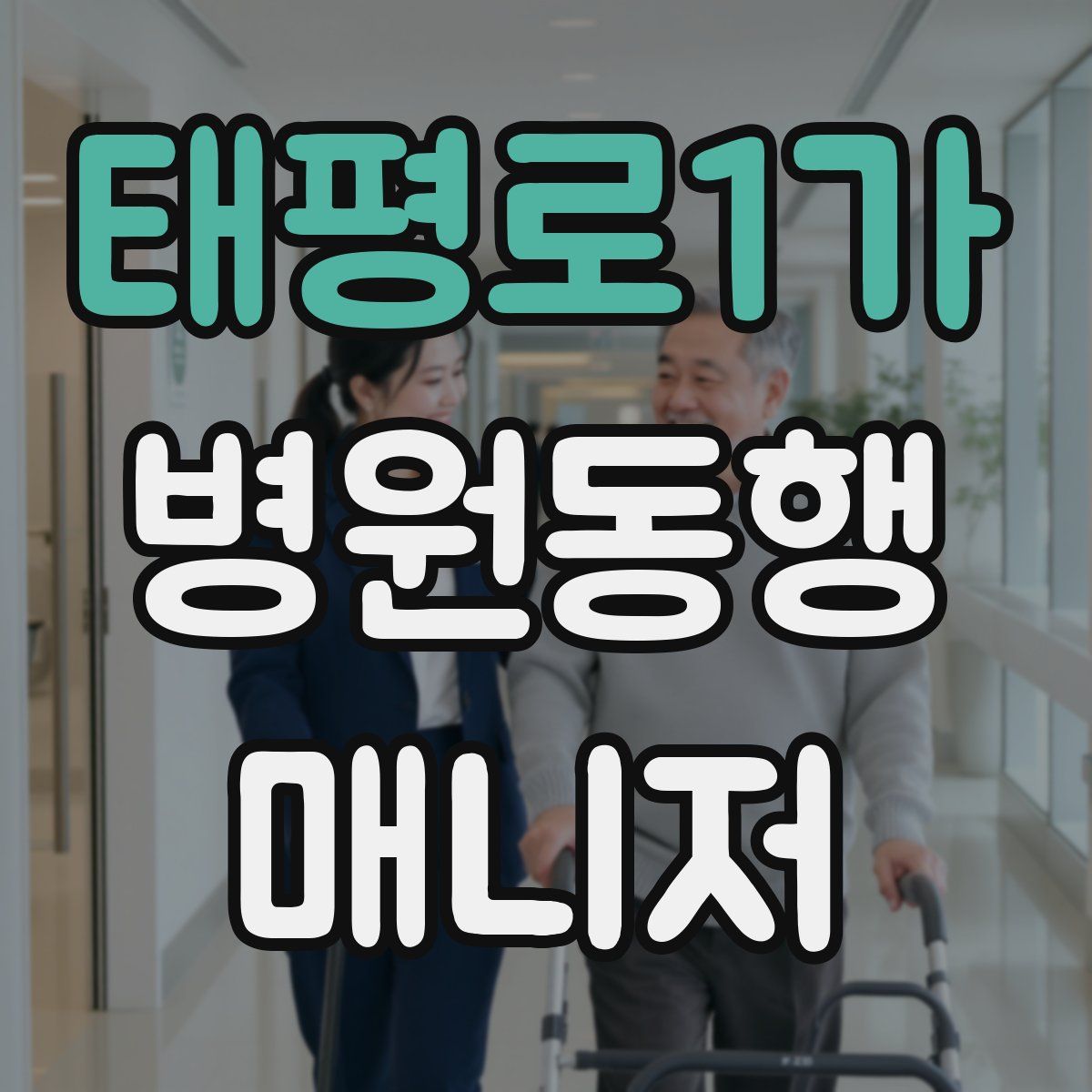 태평로1가 병원동행매니저 자격증