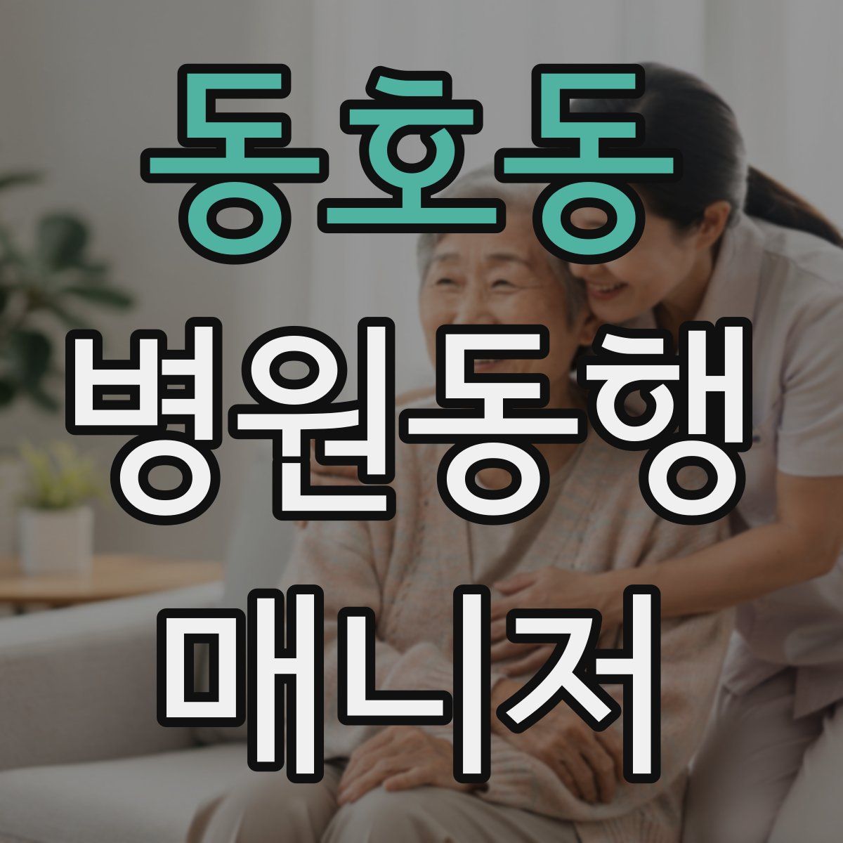 동호동 병원동행매니저 자격증