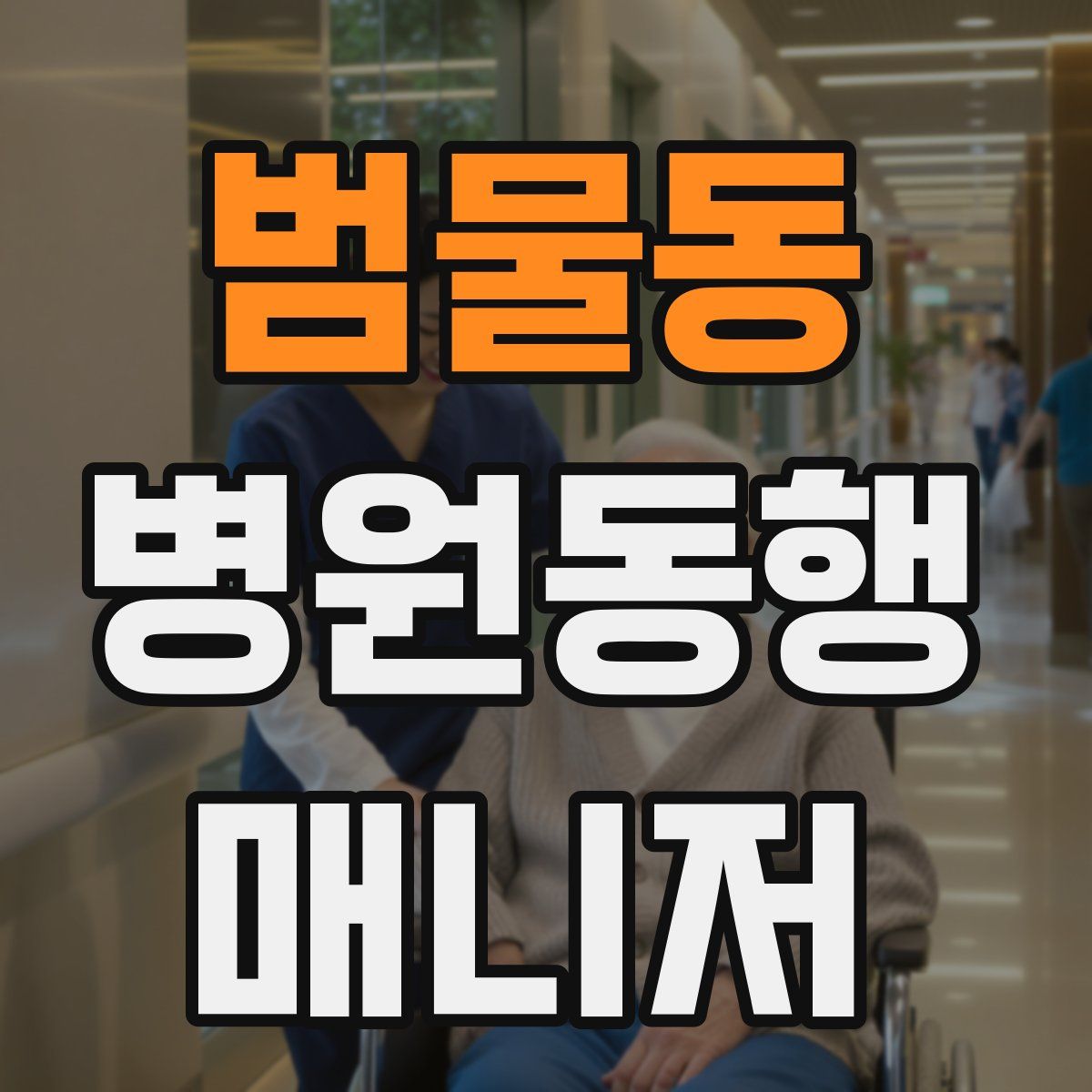 범물동 병원동행매니저 자격증