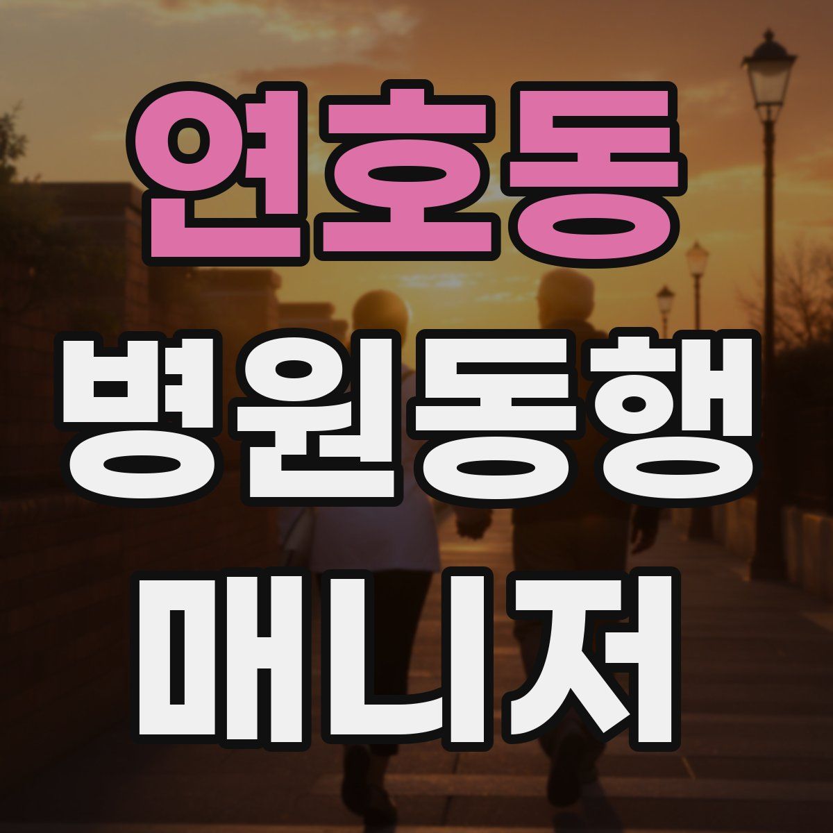 연호동 병원동행매니저 자격증