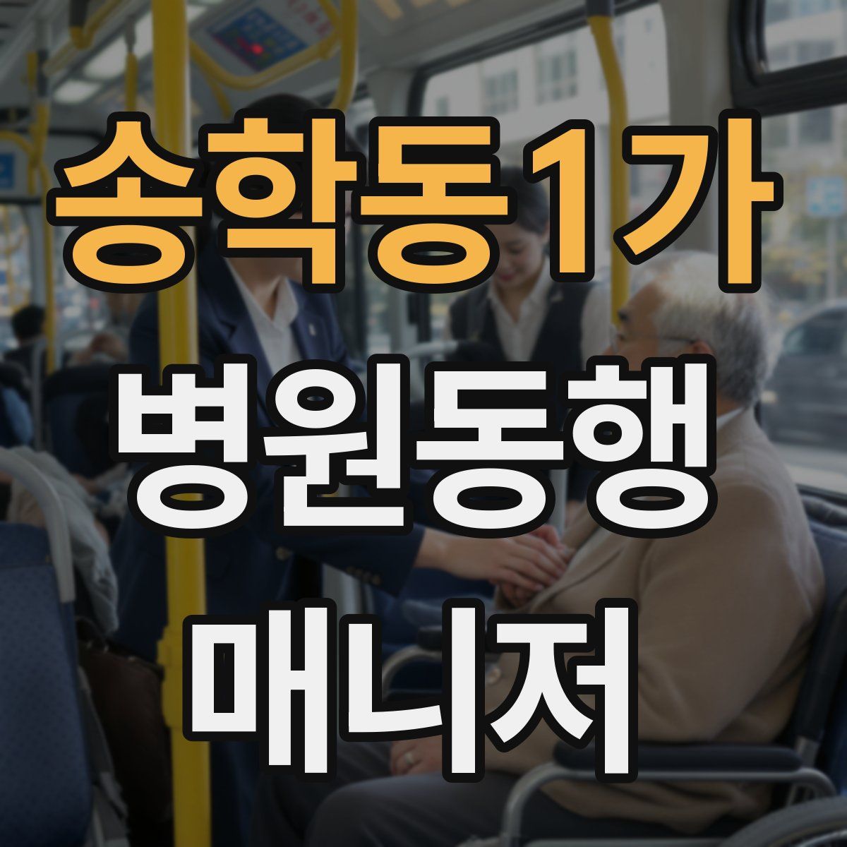 송학동1가 병원동행매니저 자격증