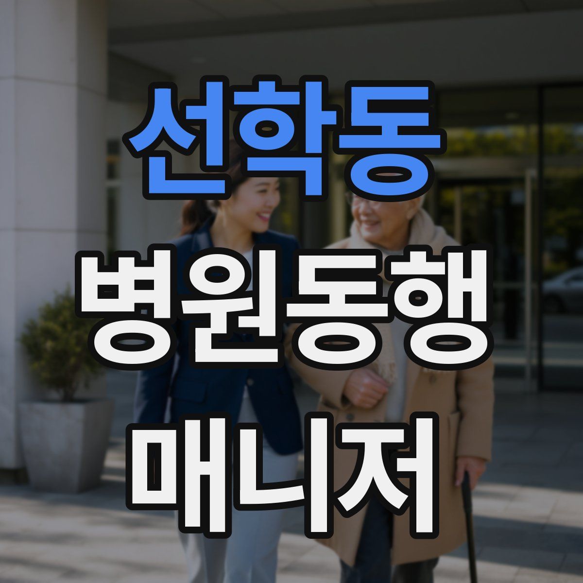 선학동 병원동행매니저 자격증