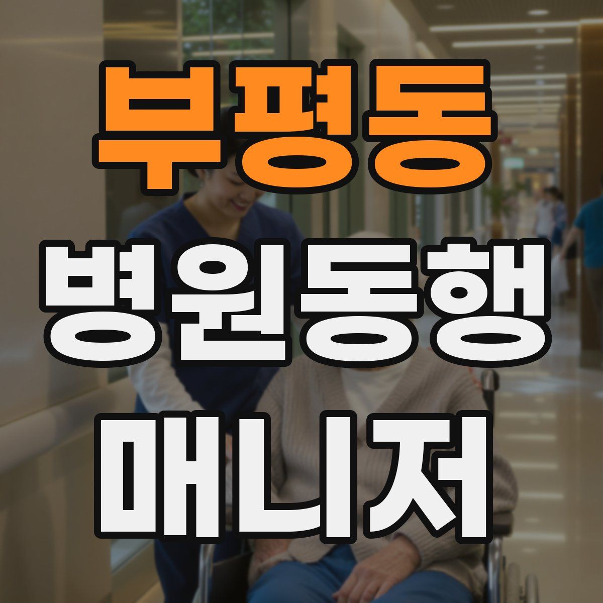 부평동 병원동행매니저 자격증