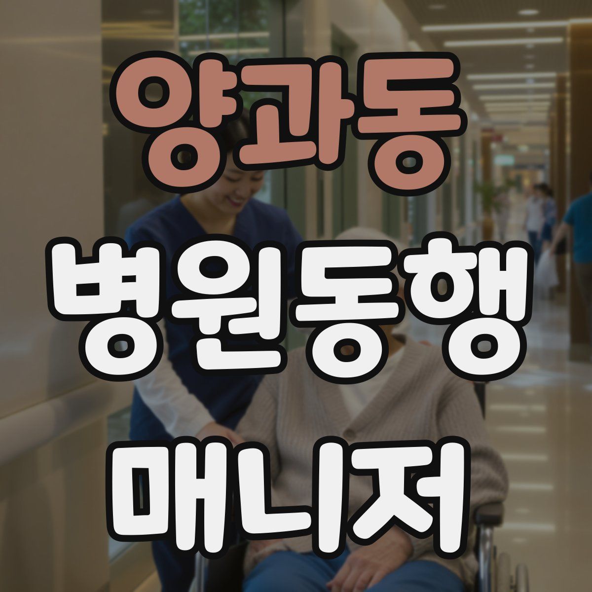 양과동 병원동행매니저 자격증