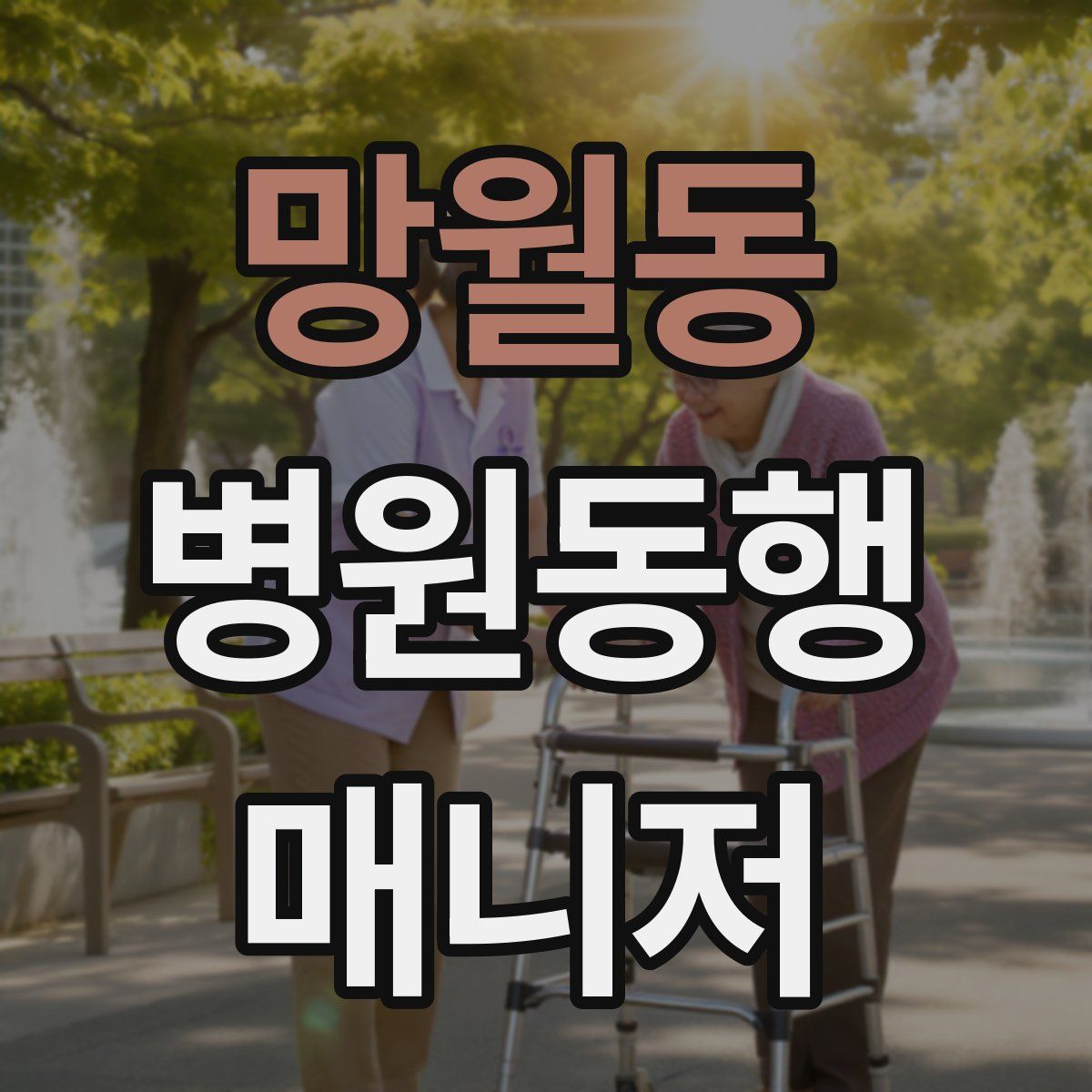 망월동 병원동행매니저 자격증