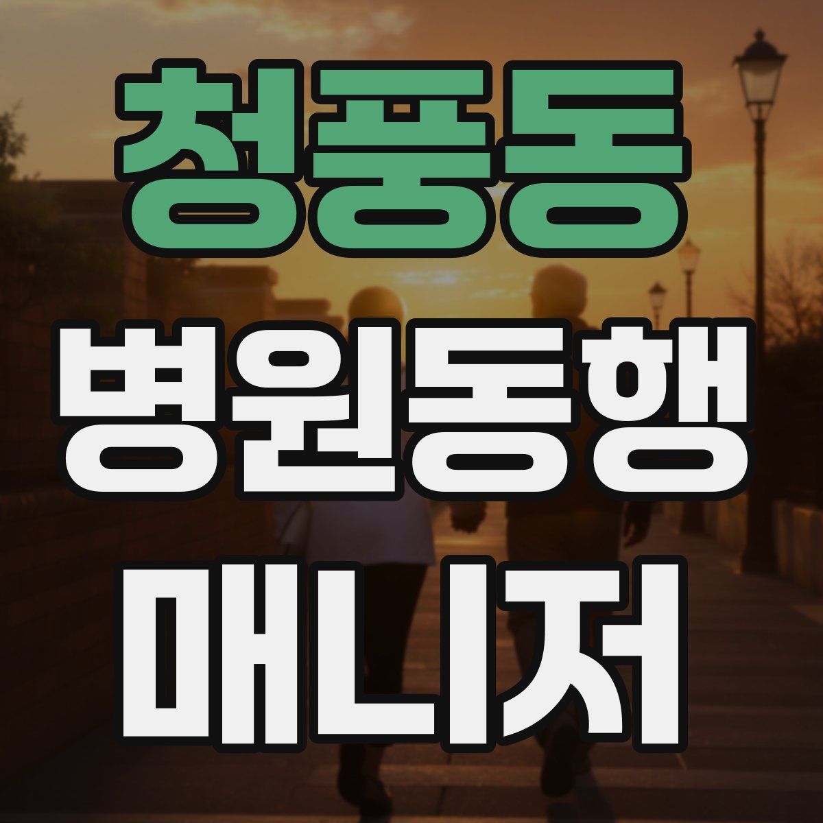 청풍동 병원동행매니저 자격증
