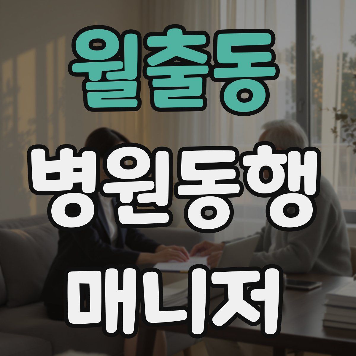 월출동 병원동행매니저 자격증