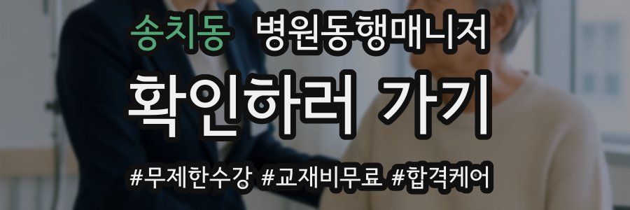 송치동 병원동행매니저 자격증