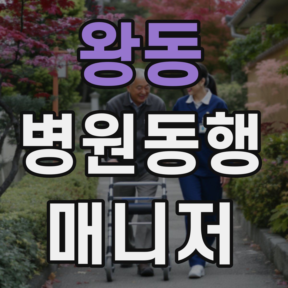 왕동 병원동행매니저 자격증