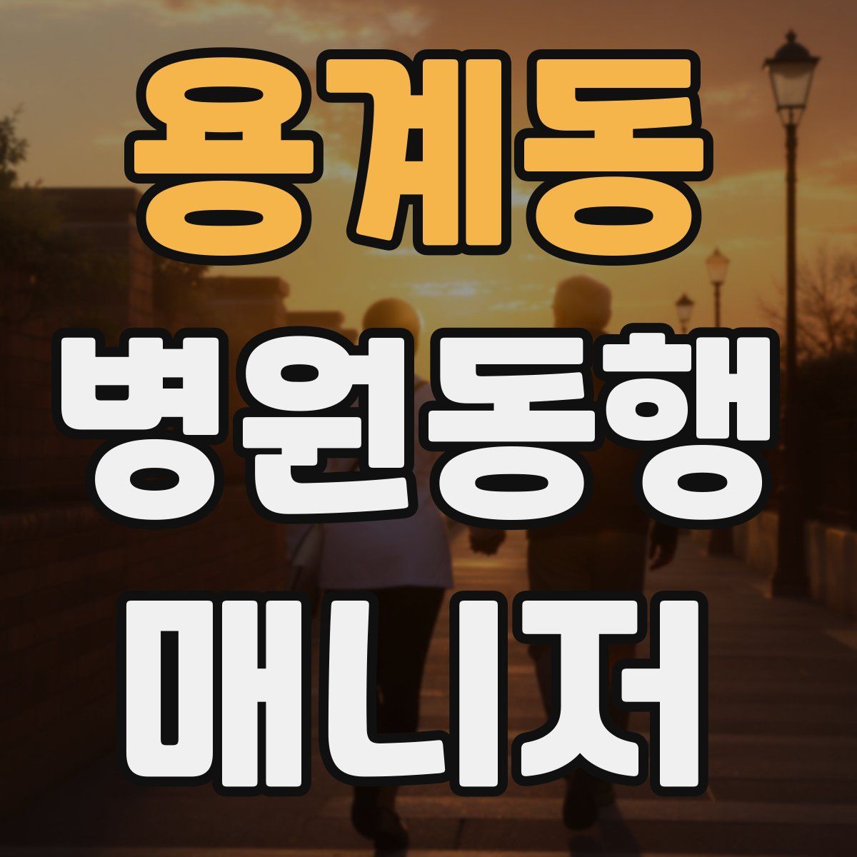 용계동 병원동행매니저 자격증