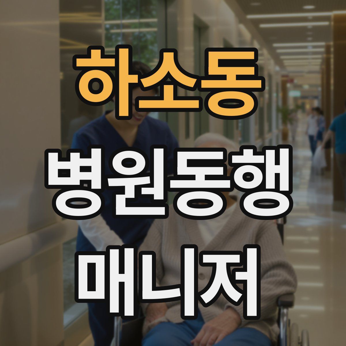 하소동 병원동행매니저 자격증