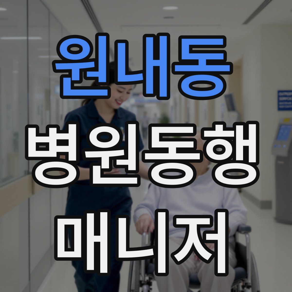 원내동 병원동행매니저 자격증