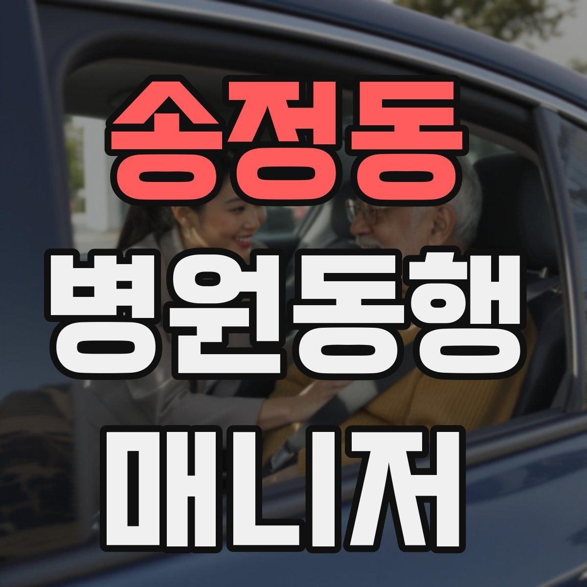 송정동 병원동행매니저 자격증 자동문·회전문 통과 시 안전 요령