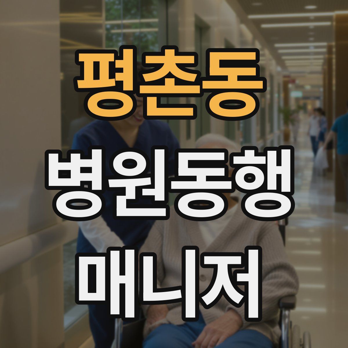 평촌동 병원동행매니저 자격증