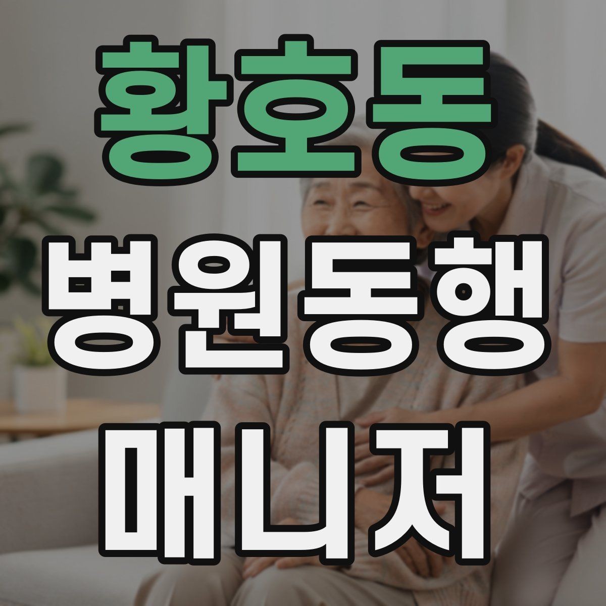 황호동 병원동행매니저 자격증 의료행위와 동행업무 경계를 지키는 이유