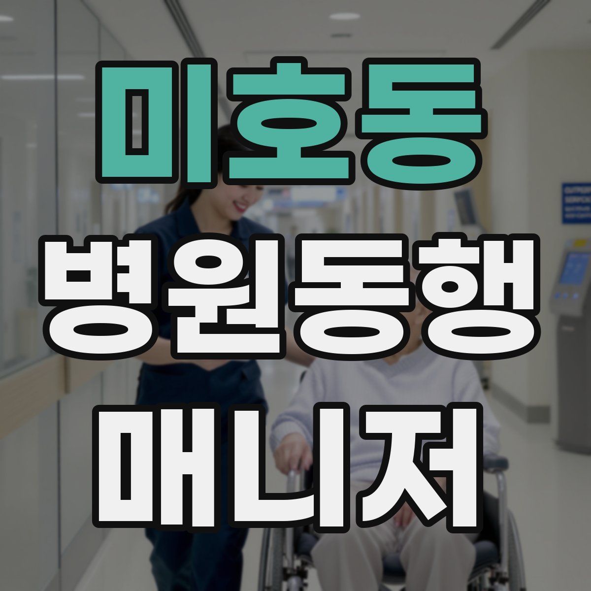 미호동 병원동행매니저 자격증