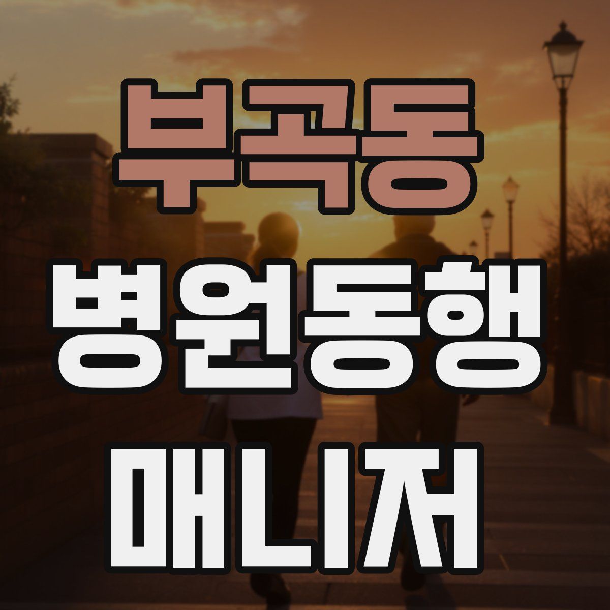 부곡동 병원동행매니저 자격증