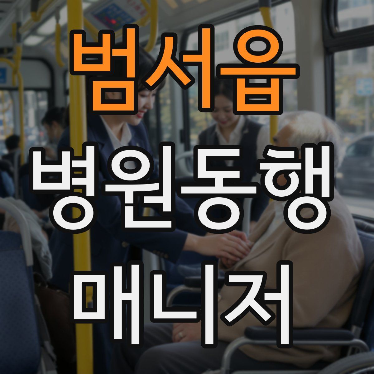 범서읍 병원동행매니저 자격증