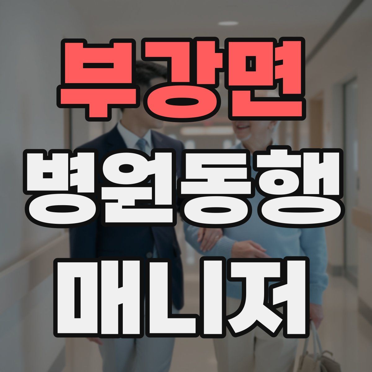 부강면 병원동행매니저 자격증