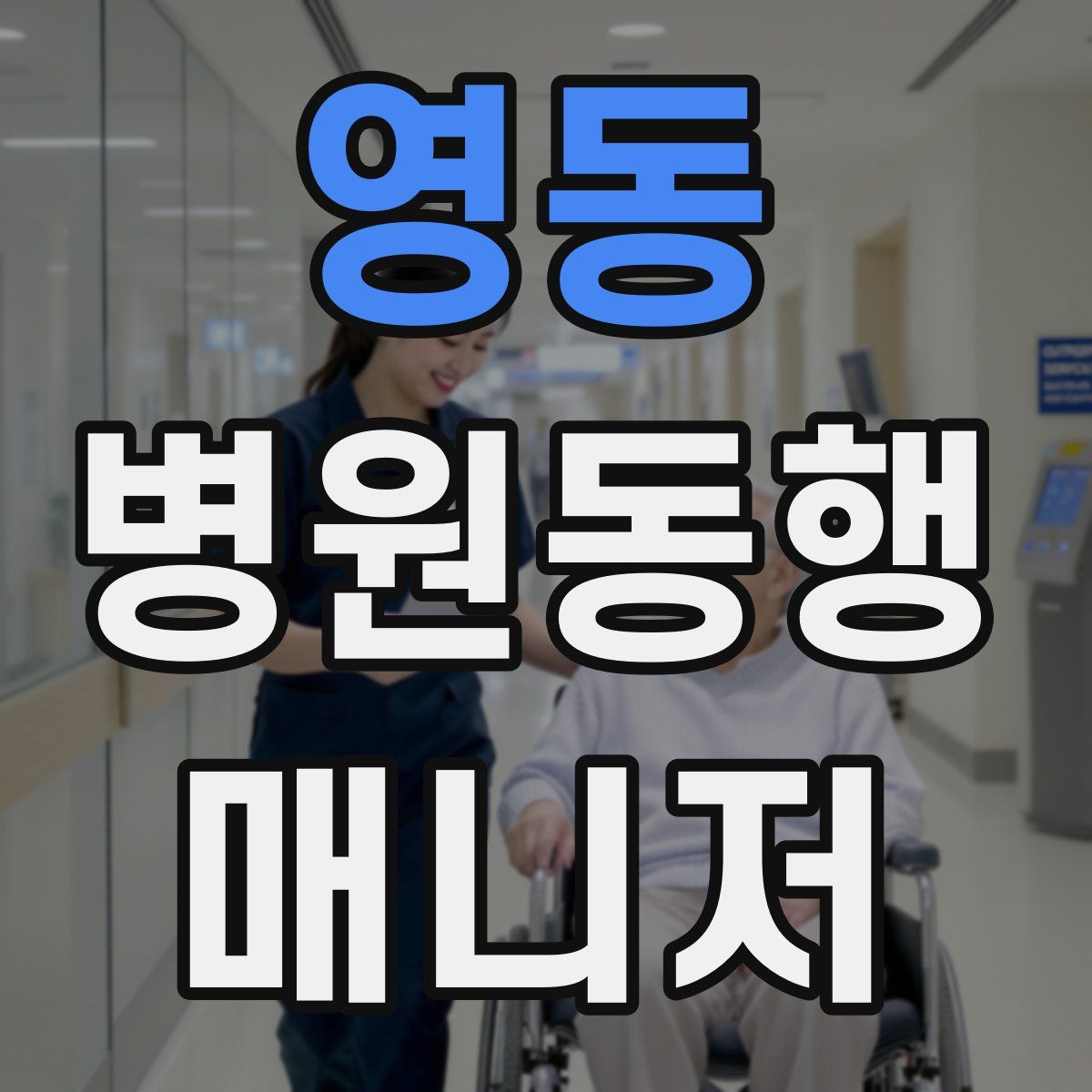영동 병원동행매니저 자격증