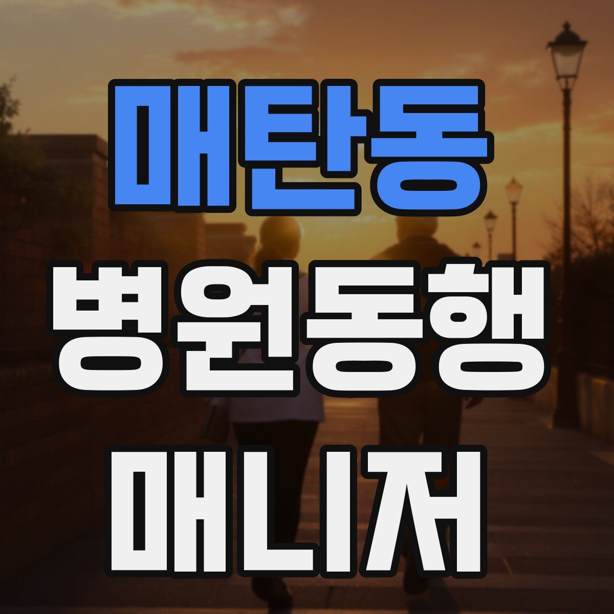 매탄동 병원동행매니저 자격증