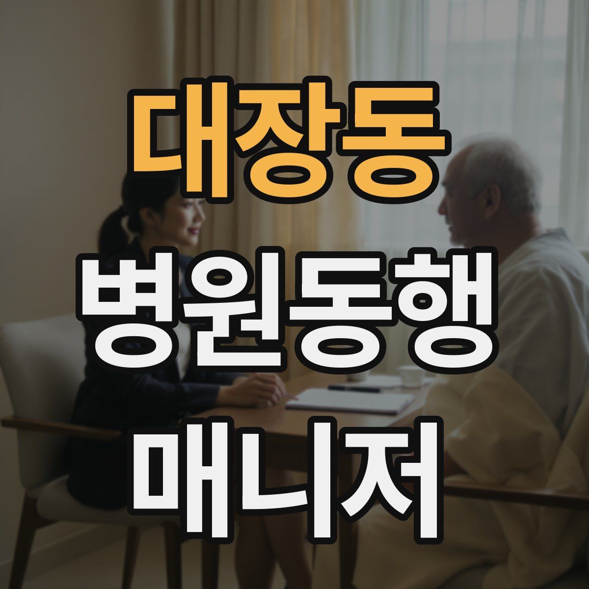 대장동 병원동행매니저 자격증