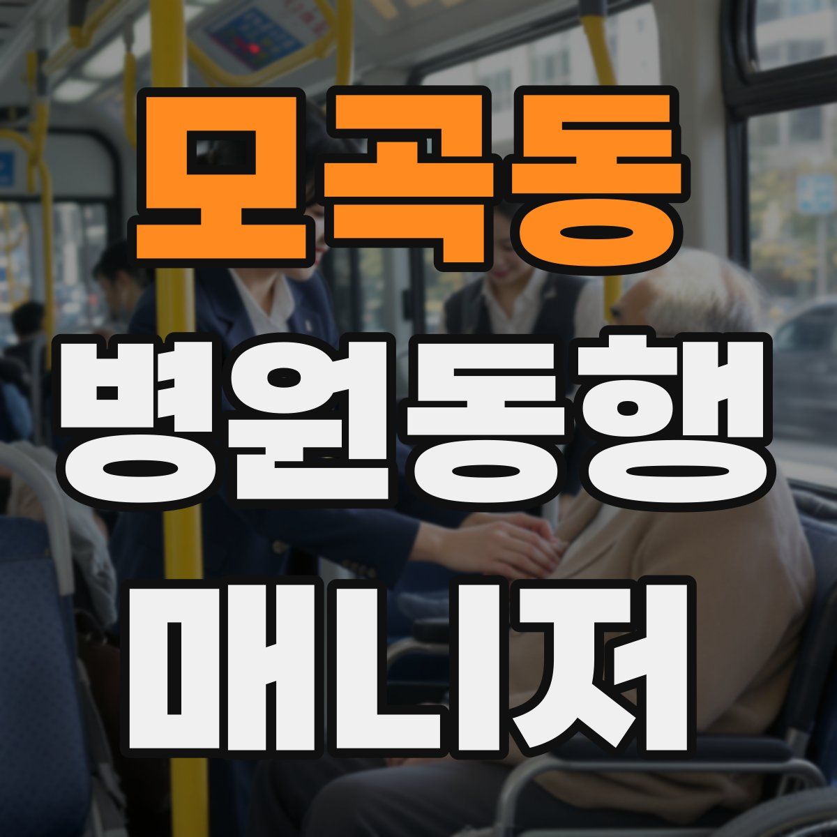 모곡동 병원동행매니저 자격증