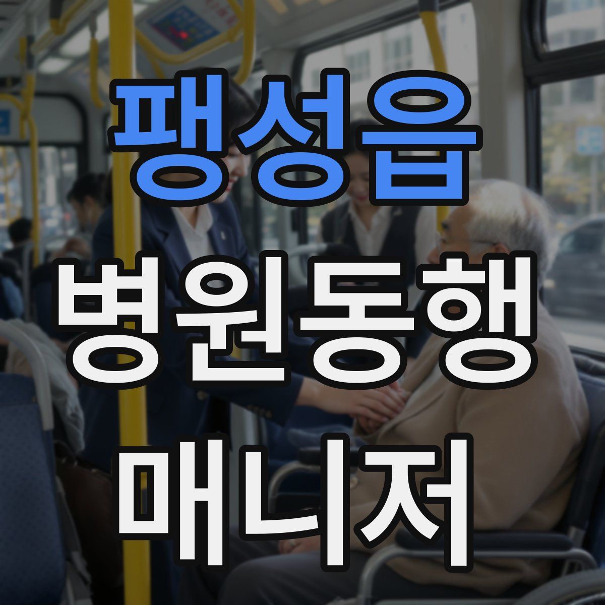 팽성읍 병원동행매니저 자격증