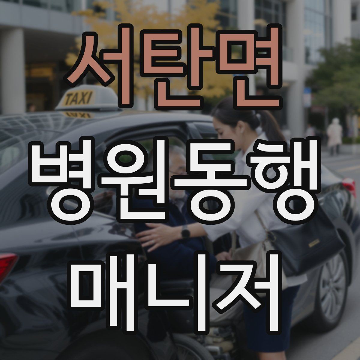 서탄면 병원동행매니저 자격증 직장인 보호자가 자주 찾는 서비스