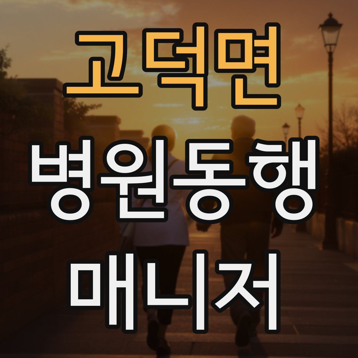 고덕면 병원동행매니저 자격증