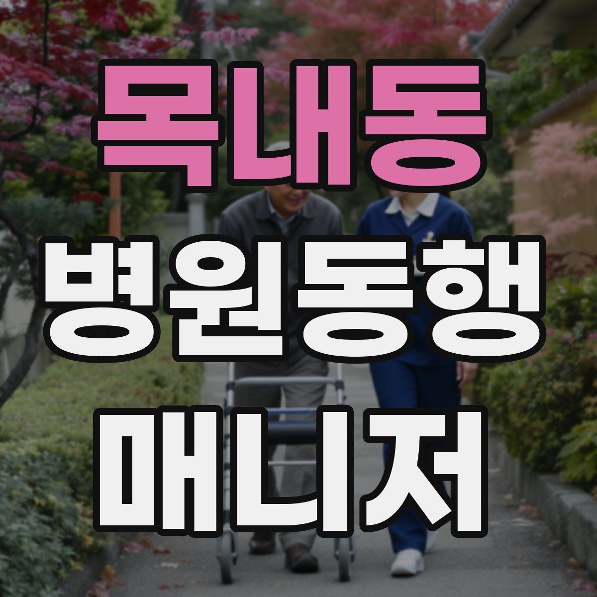 목내동 병원동행매니저 자격증