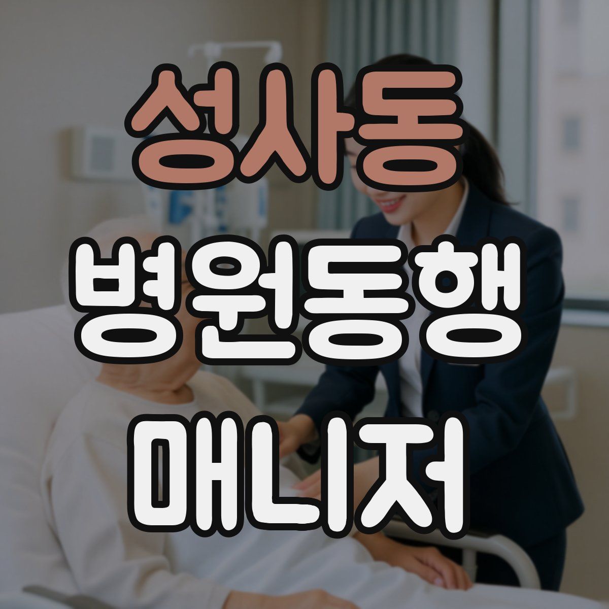 성사동 병원동행매니저 자격증