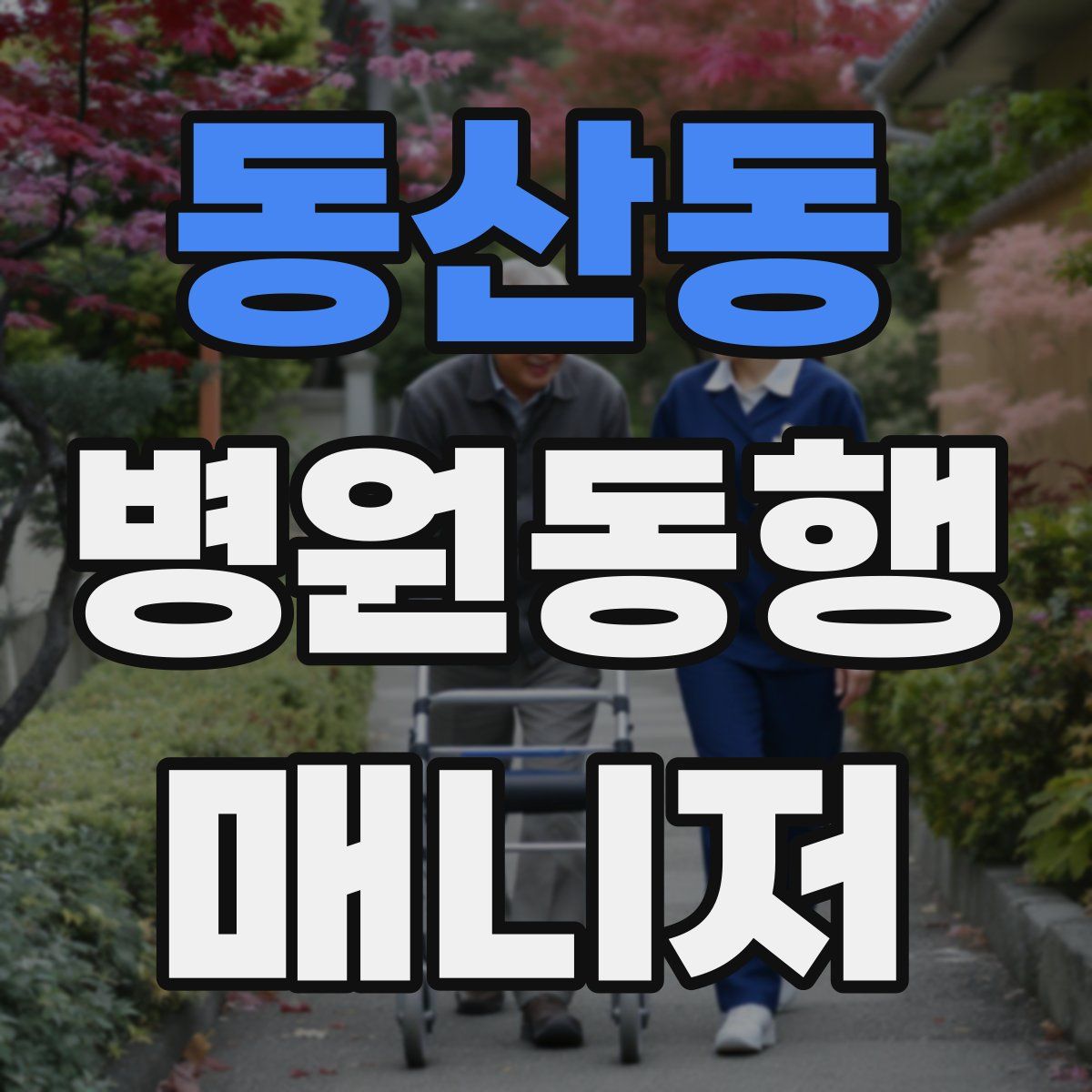 동산동 병원동행매니저 자격증