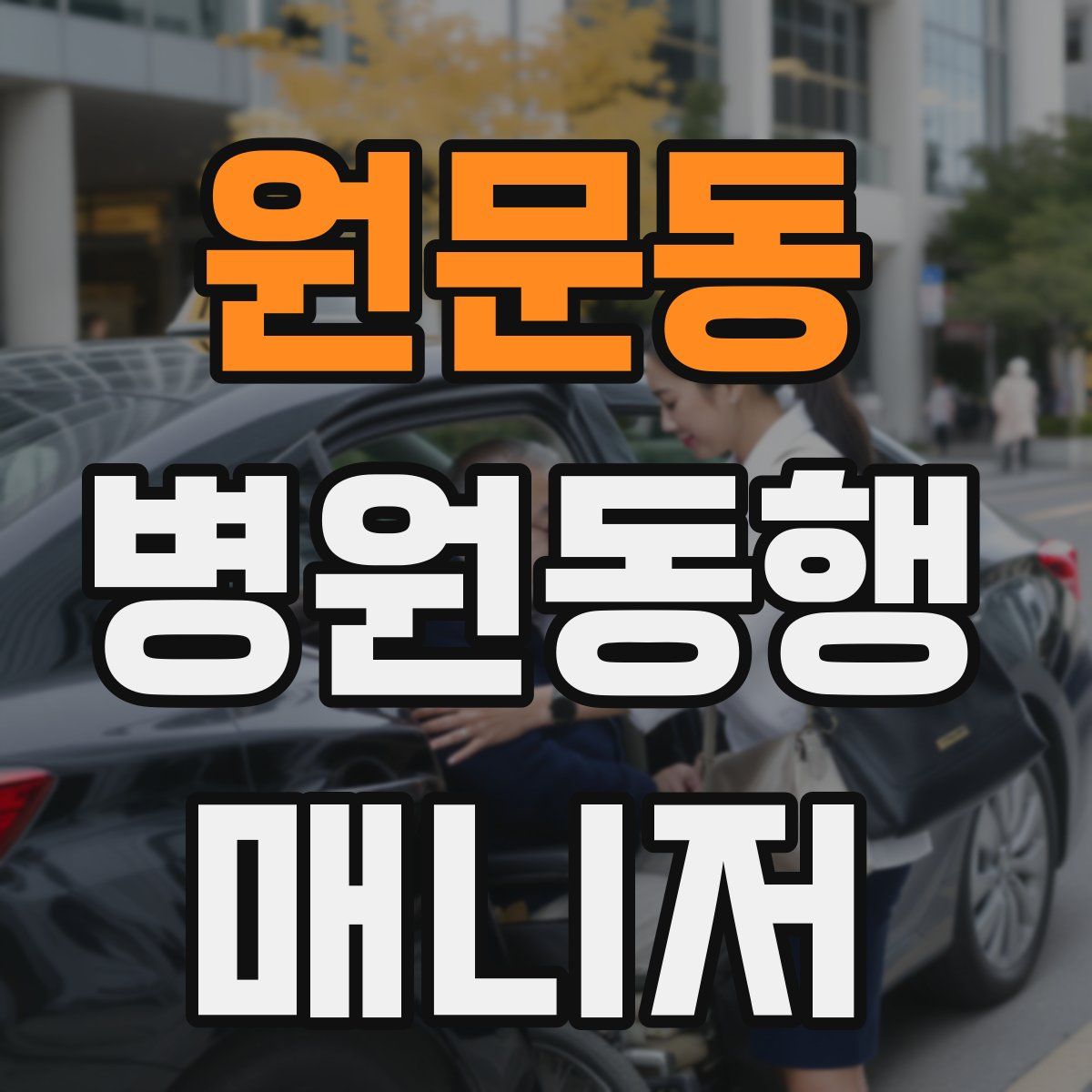 원문동 병원동행매니저 자격증