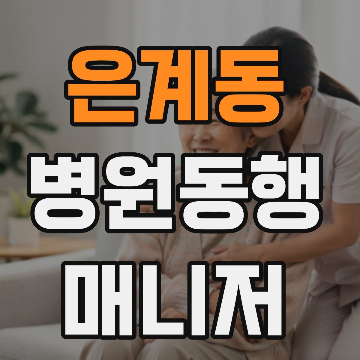 은계동 병원동행매니저 자격증