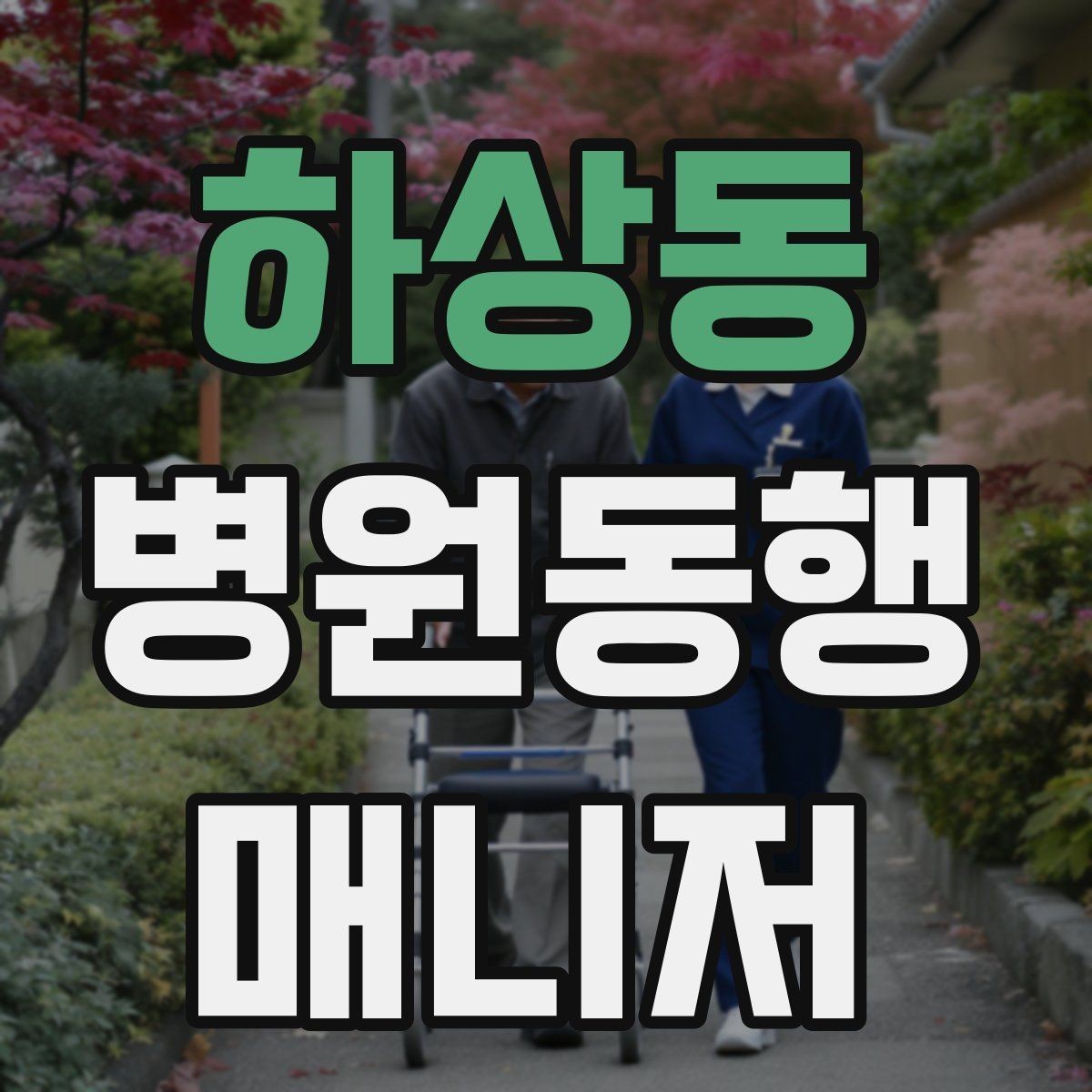 하상동 병원동행매니저 자격증 자동문·회전문 통과 시 안전 요령