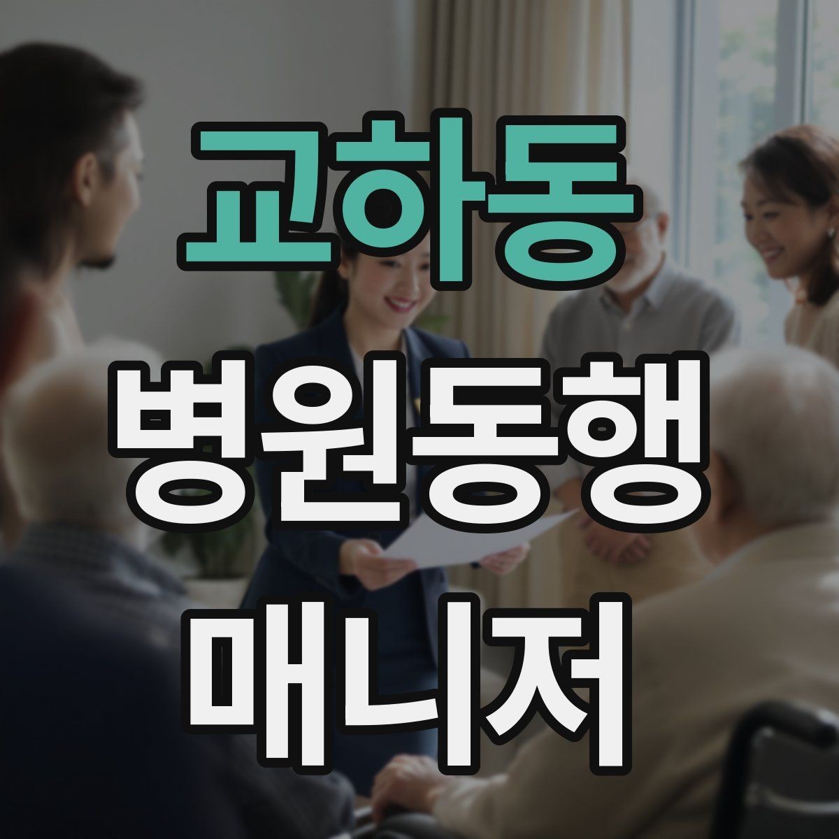 교하동 병원동행매니저 자격증 직장인 보호자가 자주 찾는 서비스