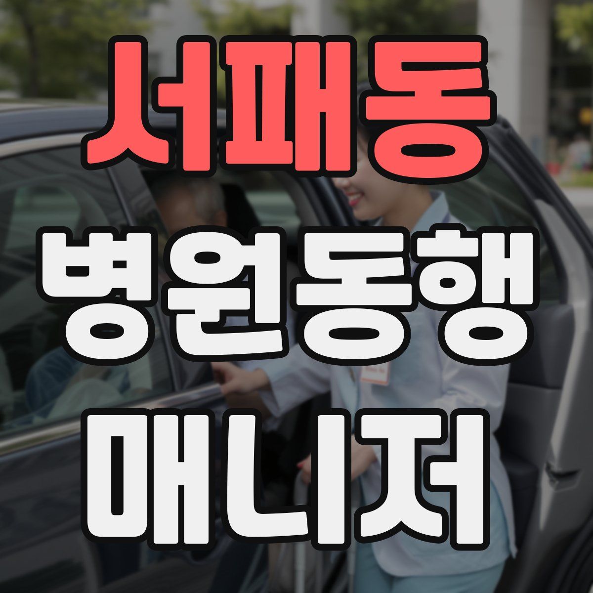 서패동 병원동행매니저 자격증