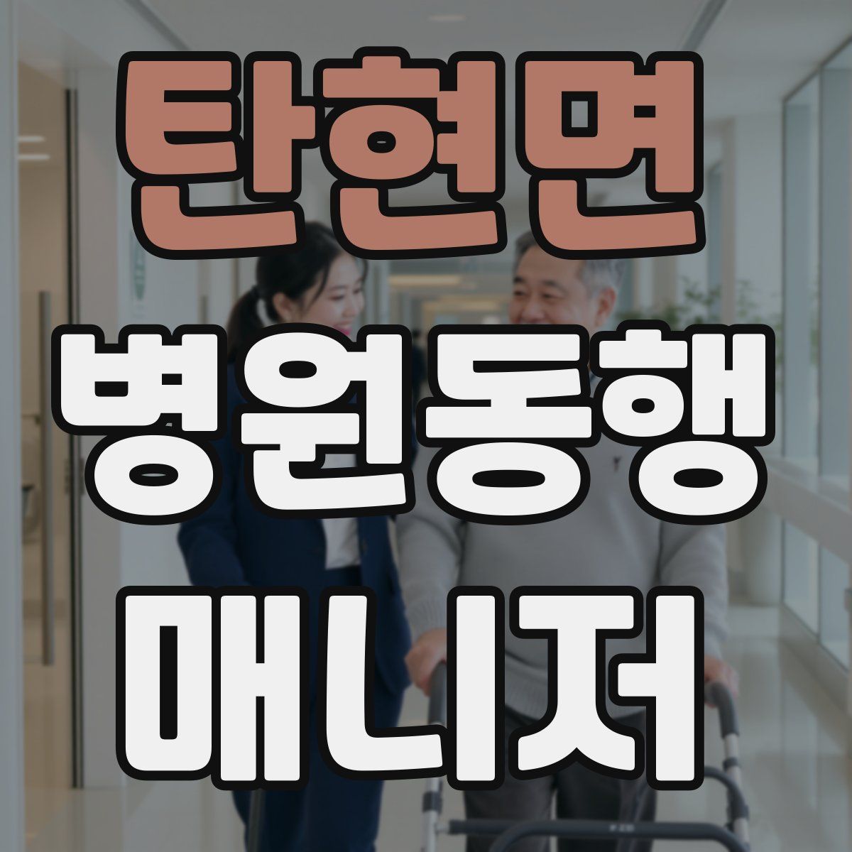 탄현면 병원동행매니저 자격증