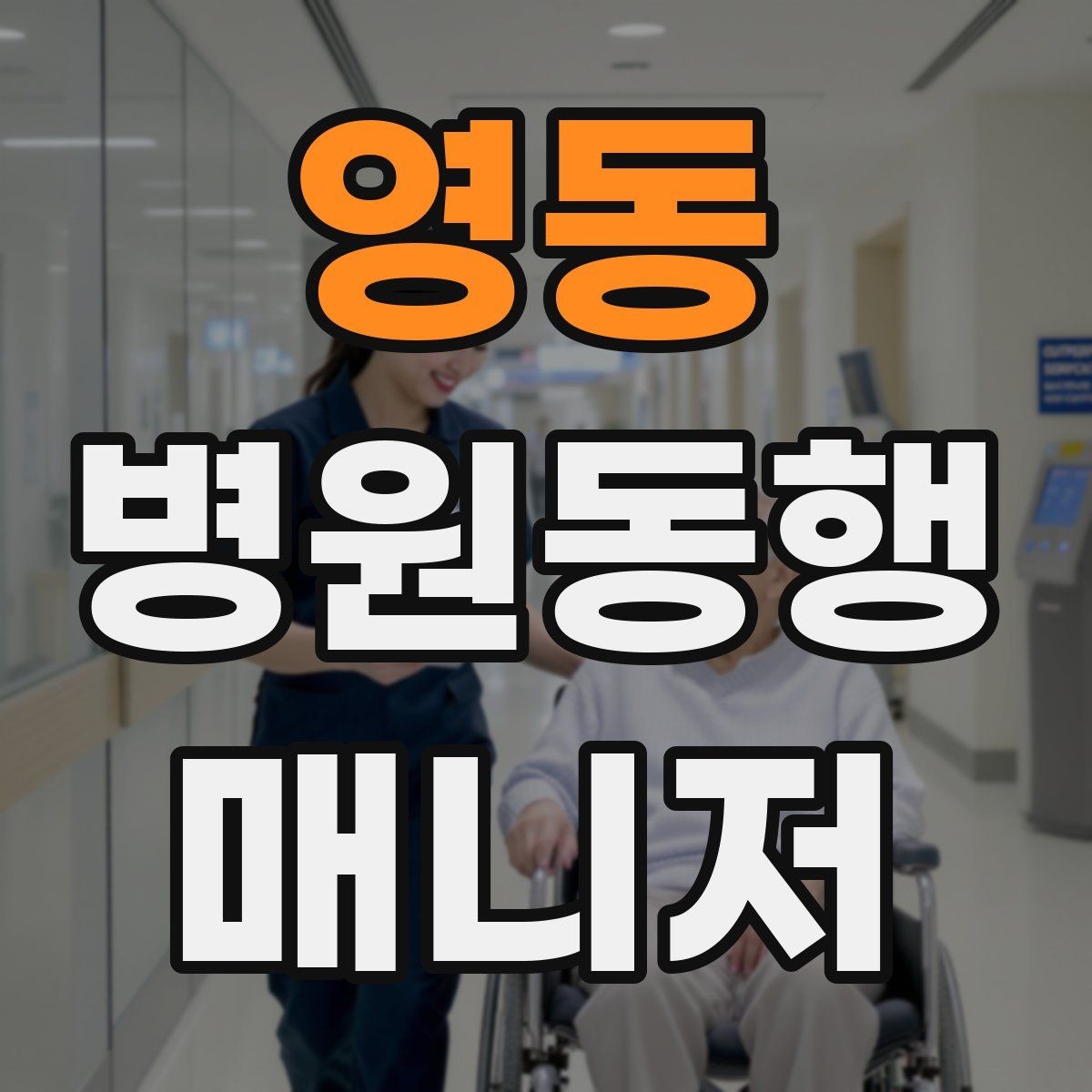 영동 병원동행매니저 자격증 요즘 관심이 늘어난 이유