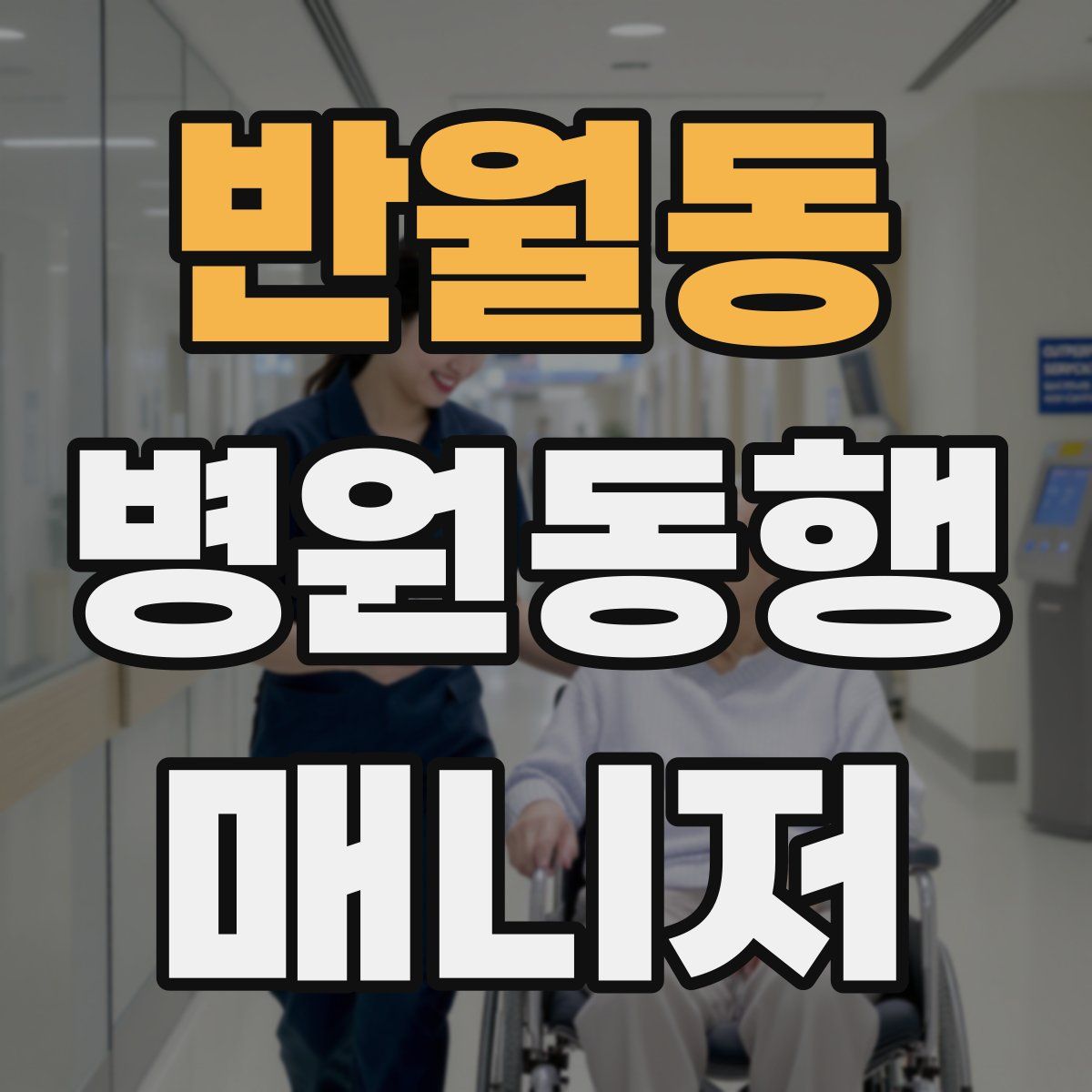 반월동 병원동행매니저 자격증