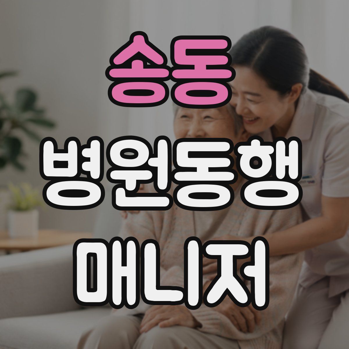 송동 병원동행매니저 자격증