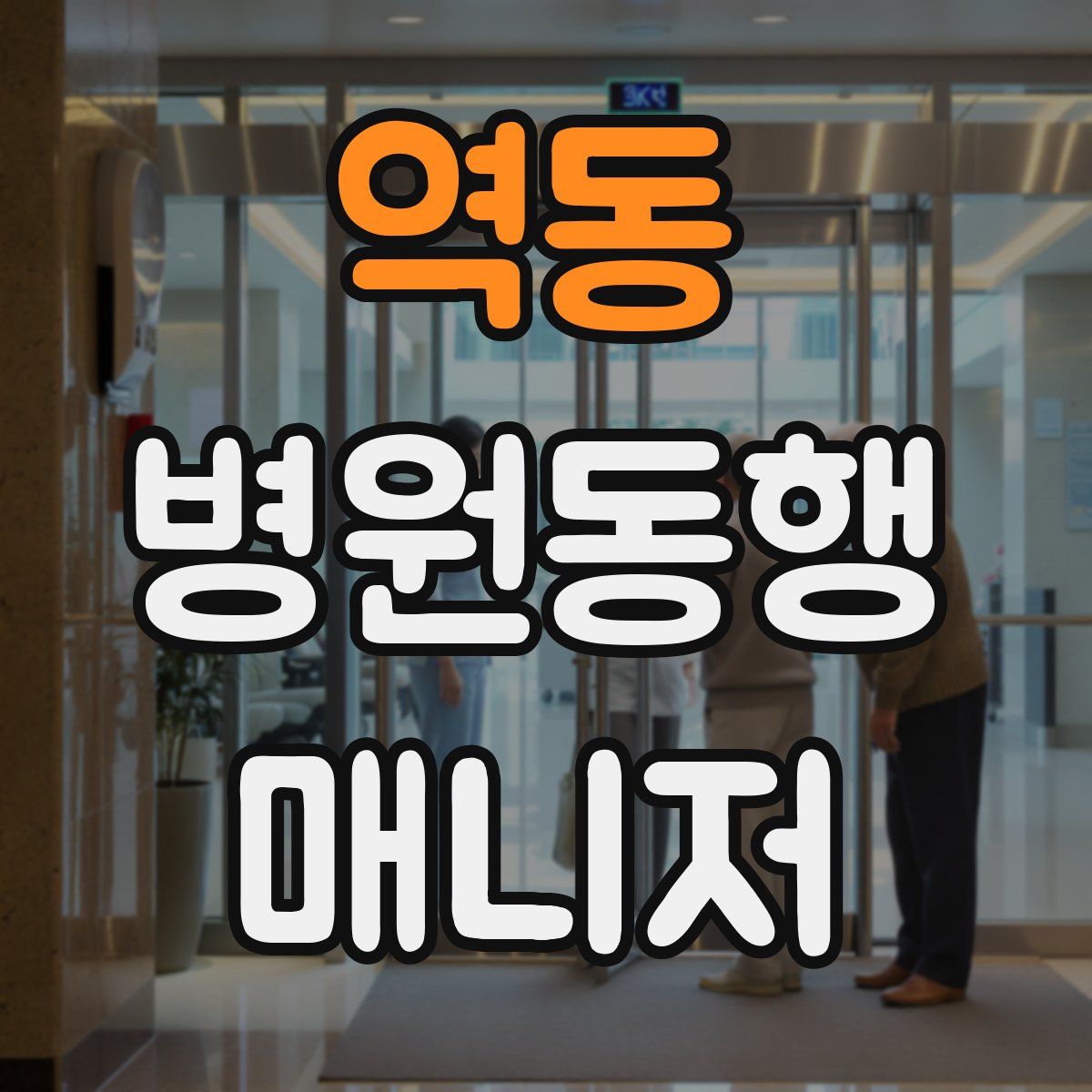 역동 병원동행매니저 자격증