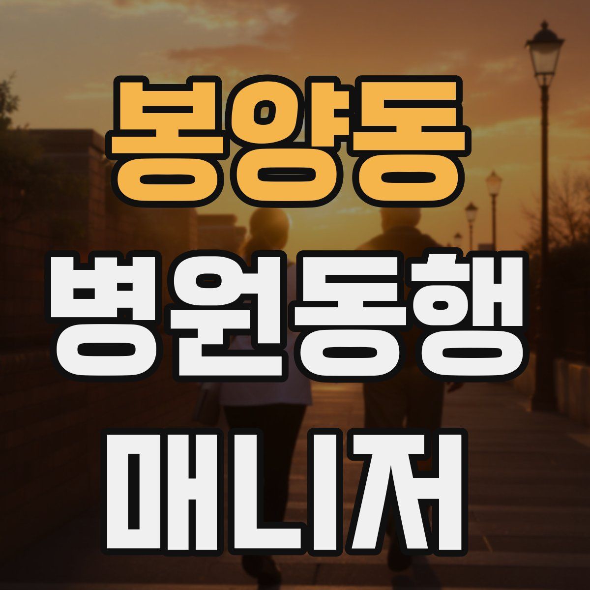 봉양동 병원동행매니저 자격증