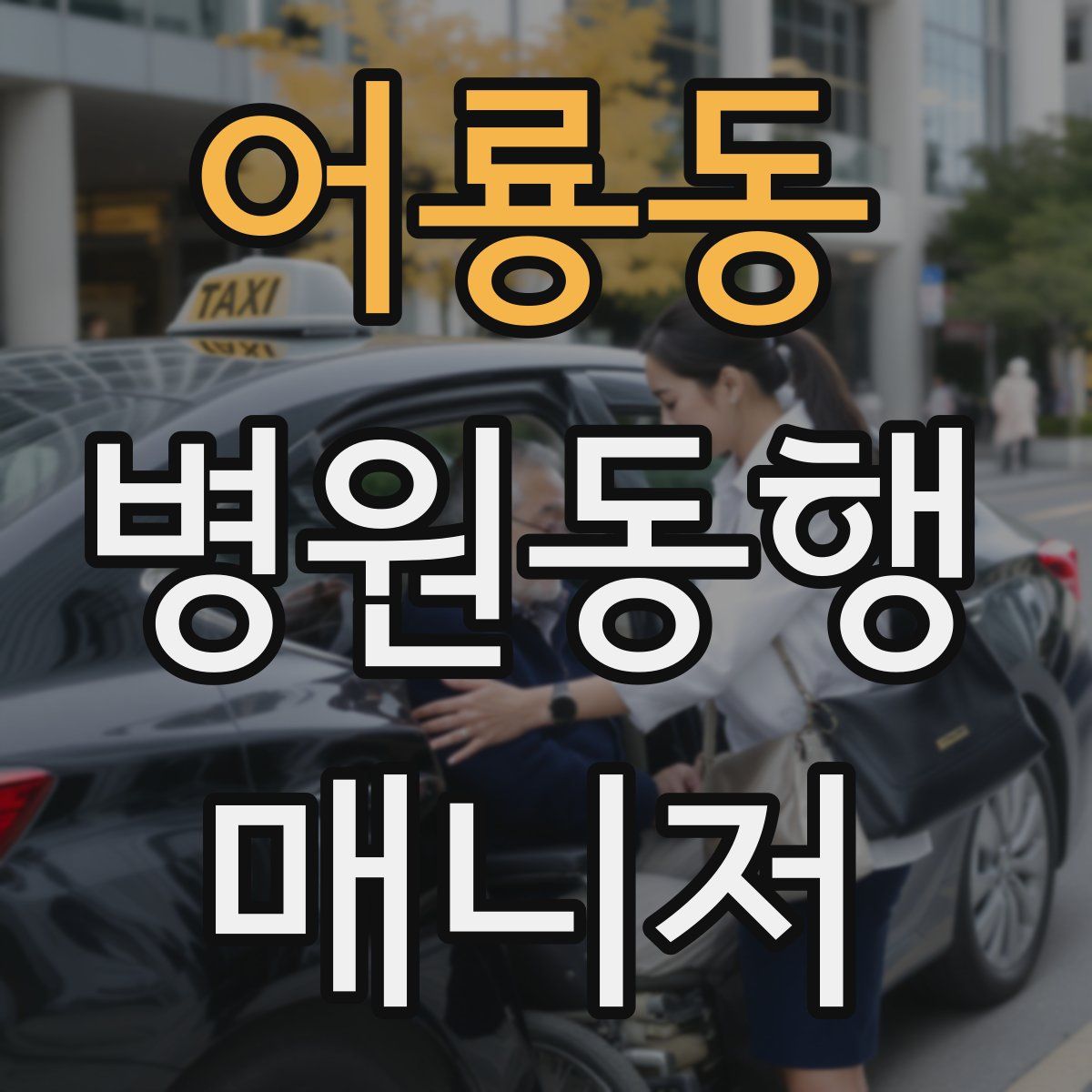 어룡동 병원동행매니저 자격증