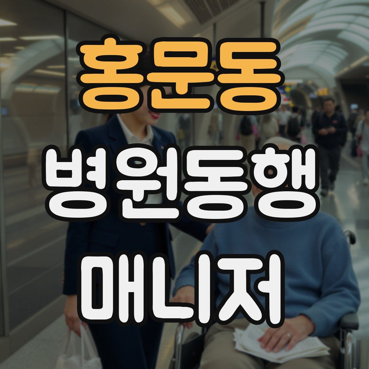 홍문동 병원동행매니저 자격증