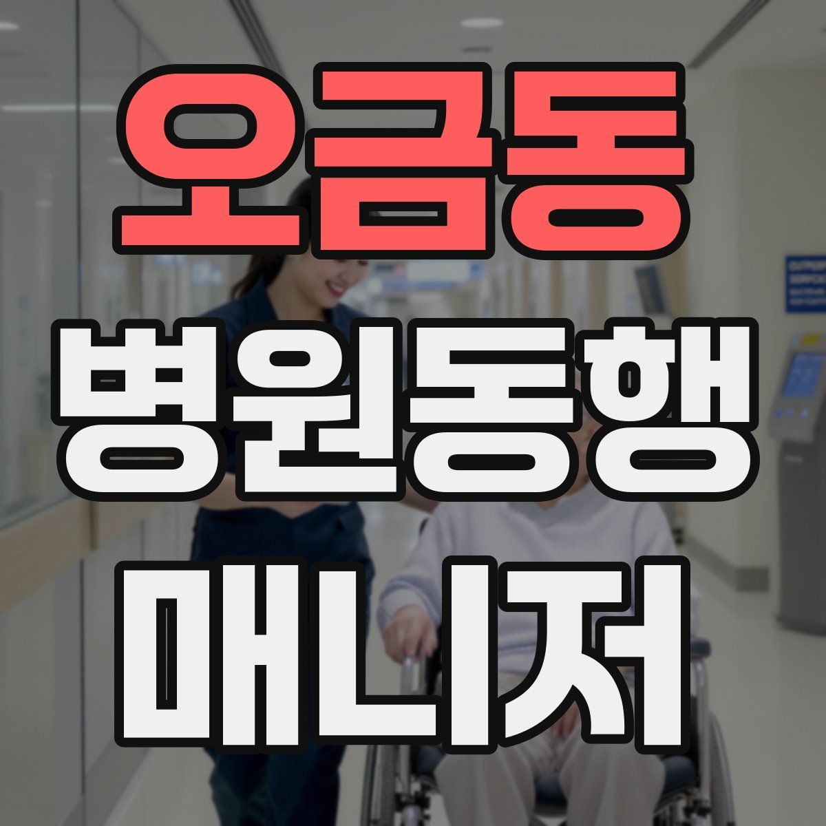 오금동 병원동행매니저 자격증