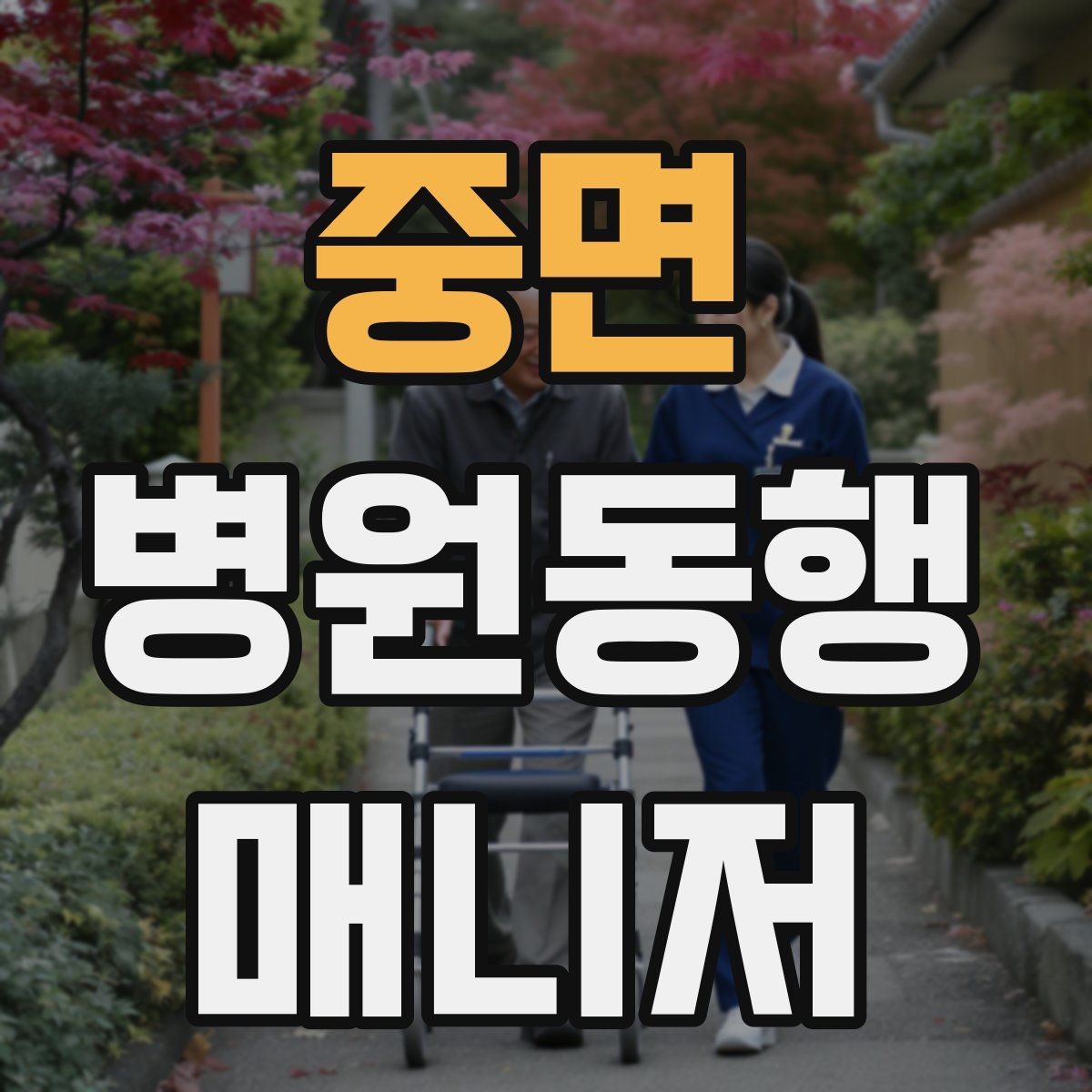 중면 병원동행매니저 자격증 시험 전날 집중해야 할 핵심 정리
