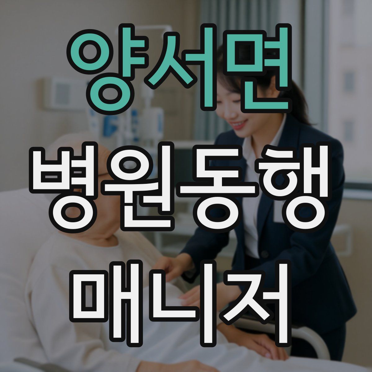 양서면 병원동행매니저 자격증